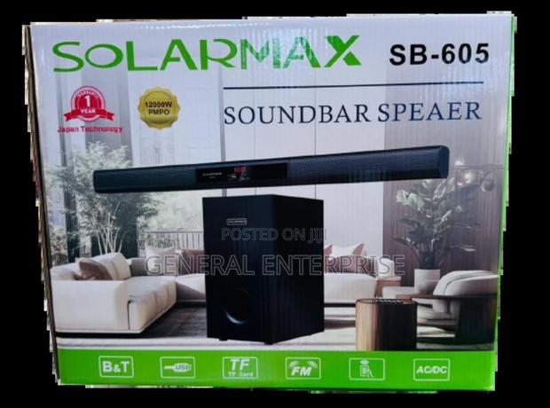 3.1ch Solarmax Soundbar Multimedia Speaker System Woofer