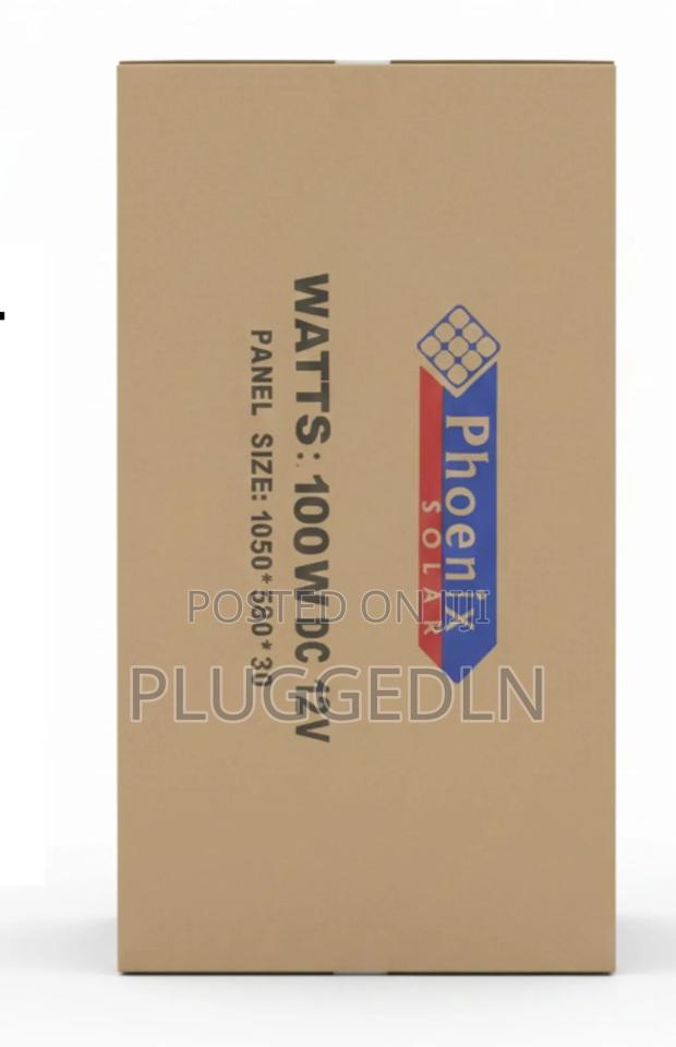 Phoenix Solar 100w Monocrystalline Solar Panel - main view