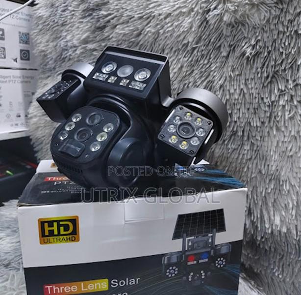 V380 4g Triple Camera Solar Powered Surveillance - main view