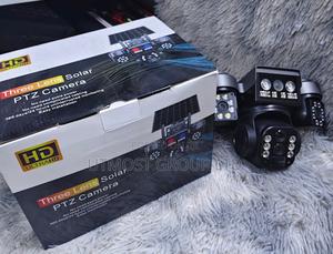 V380 4g Triple Lens Dual Solar Panel CCTV Camera - thumbnail 2