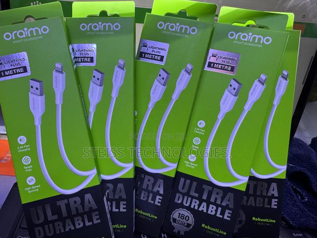 Oraimo White Lightning iPhone Data Cable - thumbnail 4