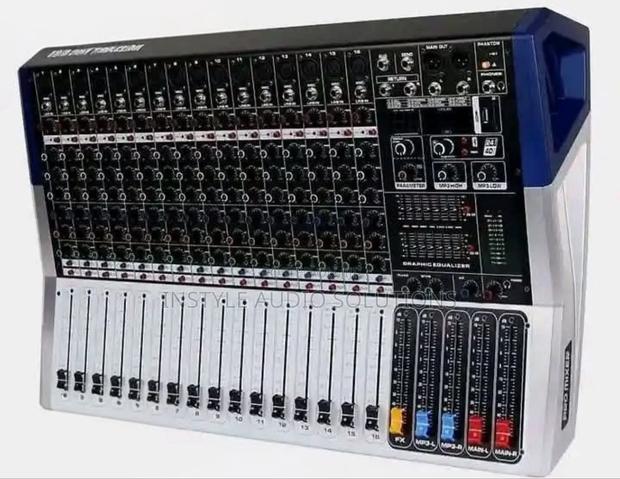 16 Channels Pro Powered Mixer Usb, Bluetooth, 2000w Pay on Delivery - thumbnail 3