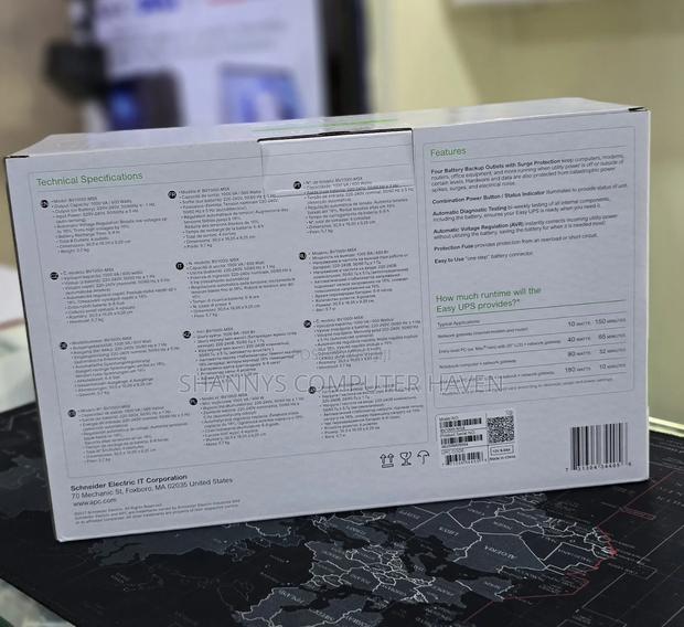 Apc Ups 1000va / 600w – Reliable Power Backup - thumbnail 2