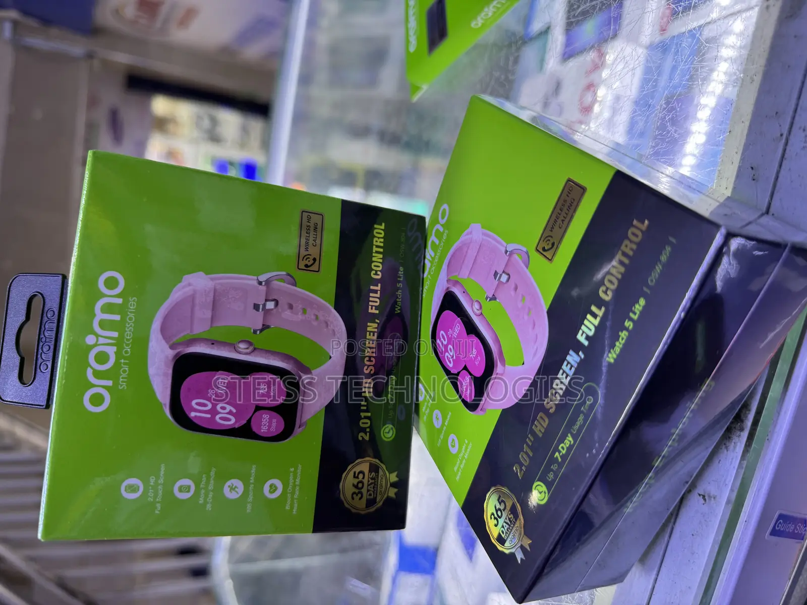 Pink Oraimo Smartwatch Watch 5lite