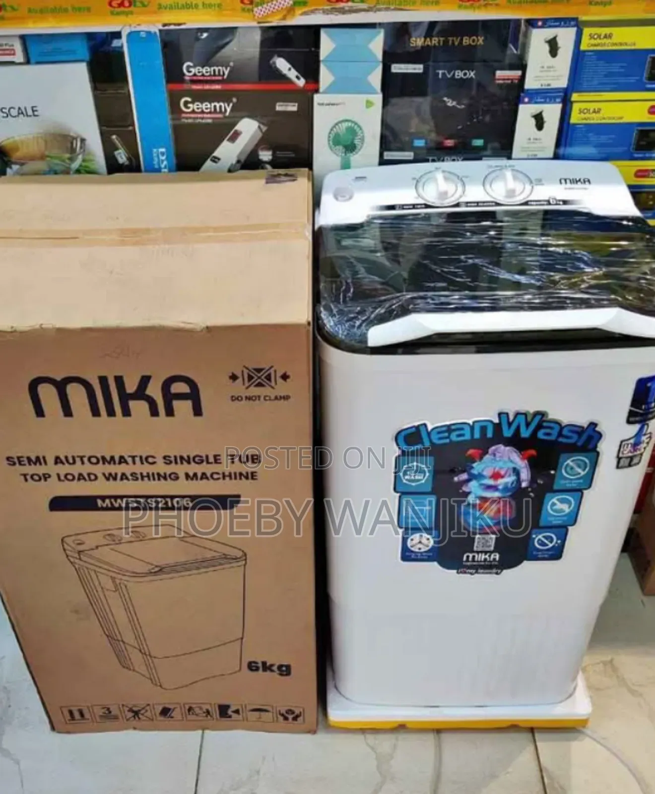 Mika Top Load Washing Machine 6 Kg Mika Washing Machine