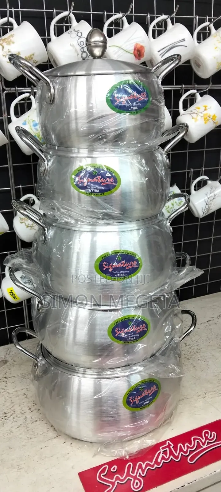 Signature Aluminum Sufuria Set 5 PCS Available