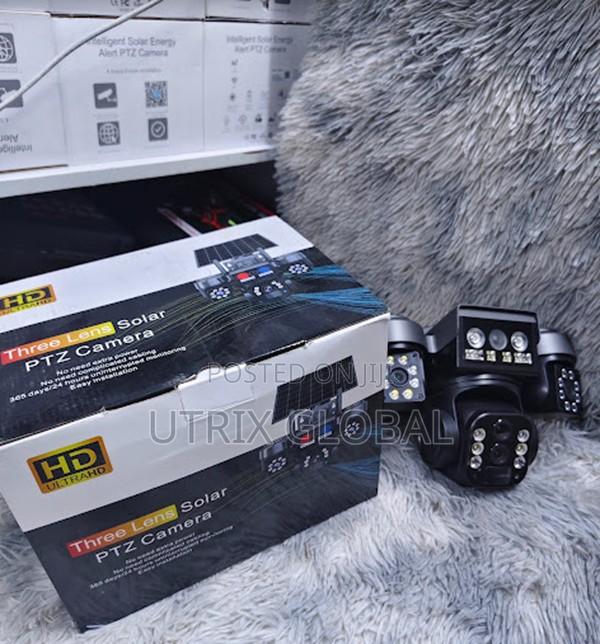 V380 4g Triple Camera Smart Solar Security System