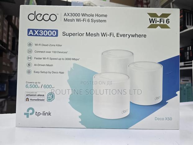 Tplink Deco X50 Ax3000 Whole Home Mesh Wifi 6