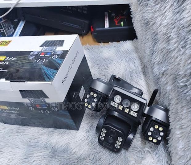 V380 4g Solar Powered Triple Camera System - main view