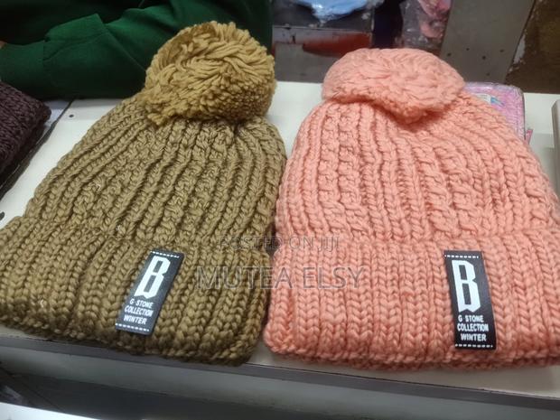 Red, Maroon,Coffee Brawn, Navyblue Beige Executive Beanie Hats - main view