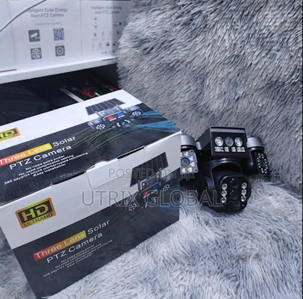 V380 4g Triple Lens Solar Powered Smart Security - main view