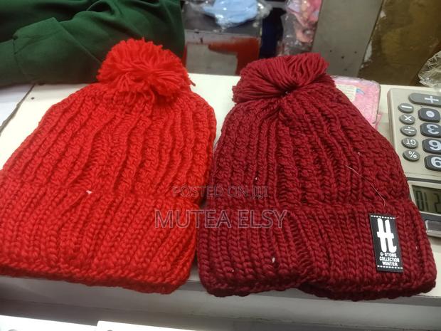 Red, Maroon,Coffee Brawn, Navyblue Beige Executive Beanie Hats - thumbnail 3
