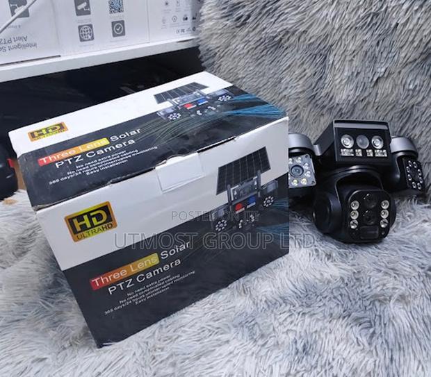 V380 4g Triple Lens All in One Solar Camera