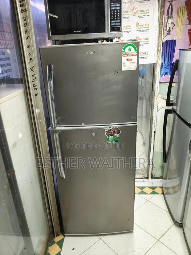 Super Clean Bruhm Dark Gray Double Doors Fridge