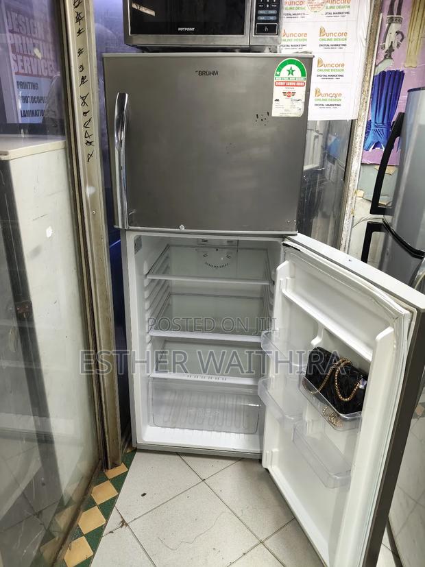 Super Clean Bruhm Dark Gray Double Doors Fridge - thumbnail 2