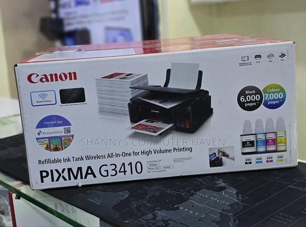 Canon Pixma G3410 – Refillable Ink Tank Wireless All-in-One Printer - main view