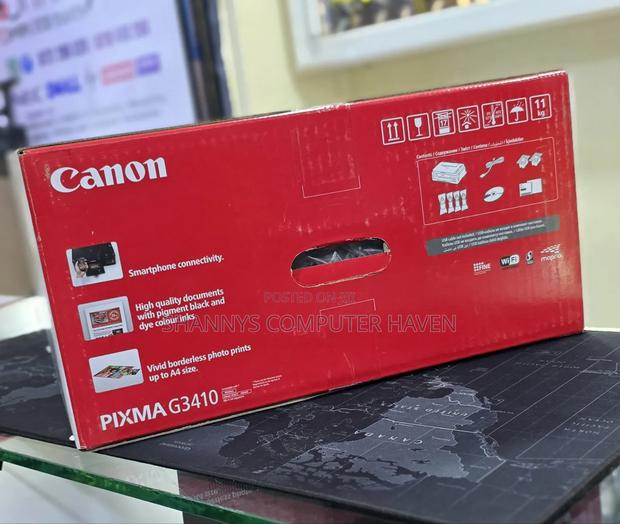 Canon Pixma G3410 – Refillable Ink Tank Wireless All-in-One Printer - thumbnail 2