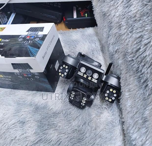 V380 4g Triple Lens High Performance Solar Cctv