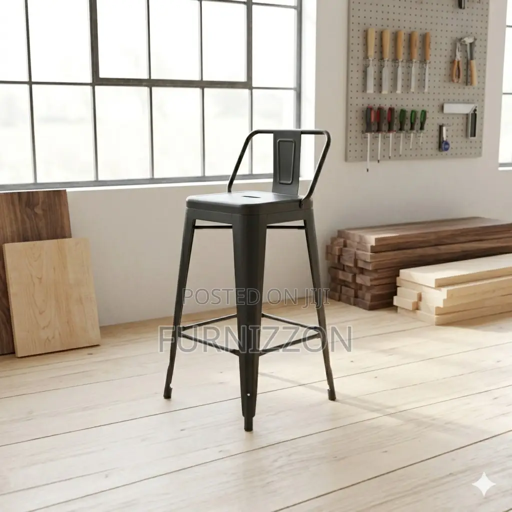 Modern Tolix Low Back Bar Chair