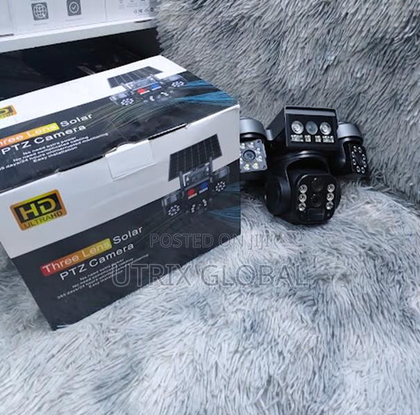 V380 4g Triple Lens Long Range Solar Camera