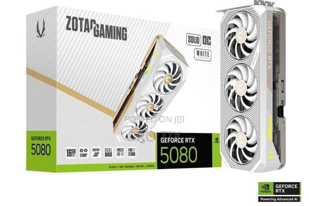 Zotac Gaming Geforce RTX 5080 Solid Oc White Edition - main view