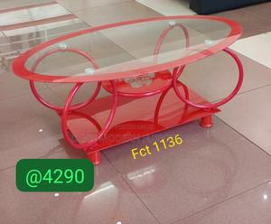 Red Metal Coffee Table - thumbnail 2