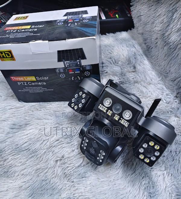 V380 4g Triple Camera Smart Dual Solar Panels
