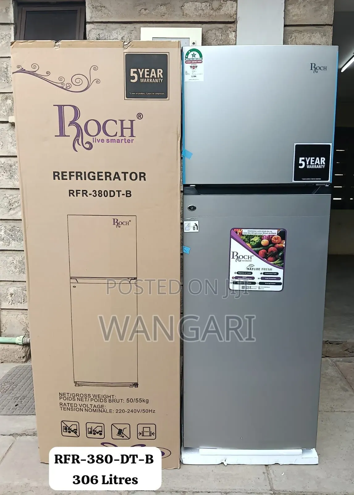 Roch 306litres Fridge