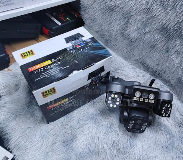 V380 4g Triple Lens Outdoor Smart Solar CCTV