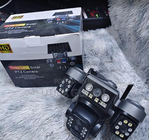 V380 4g Triple Lens Advanced Solar Security Camera - main view