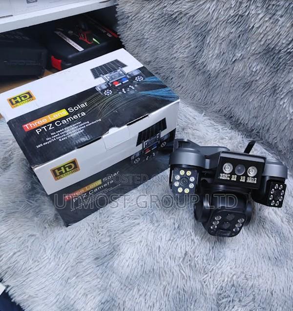 V380 4g Triple Lens Full Coverage Solar Camera - main view