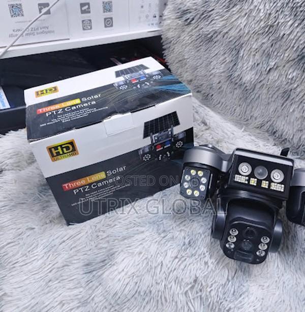 V380 4g Triple Lens Full Coverage Solar Camera