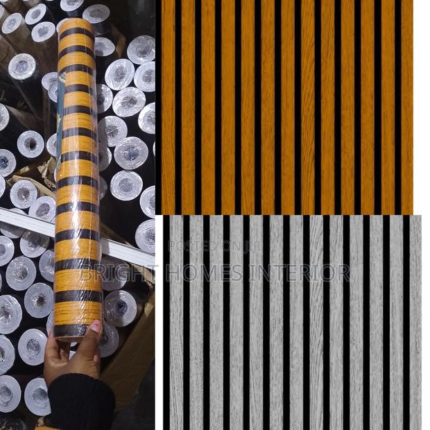 Flutted Wallpaper Gold Flutted Wallpaper