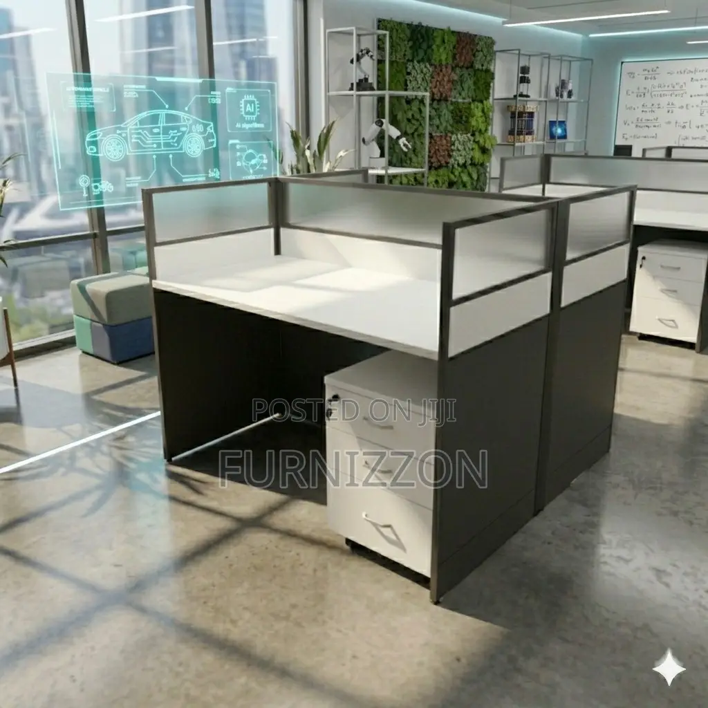 Modern Two Person Office Desk