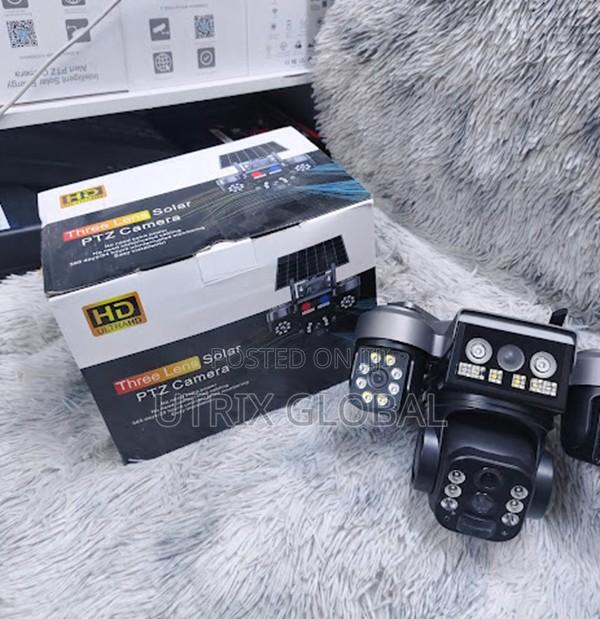 V380 4g Triple Camera Dual Solar Heavy Duty Cctv
