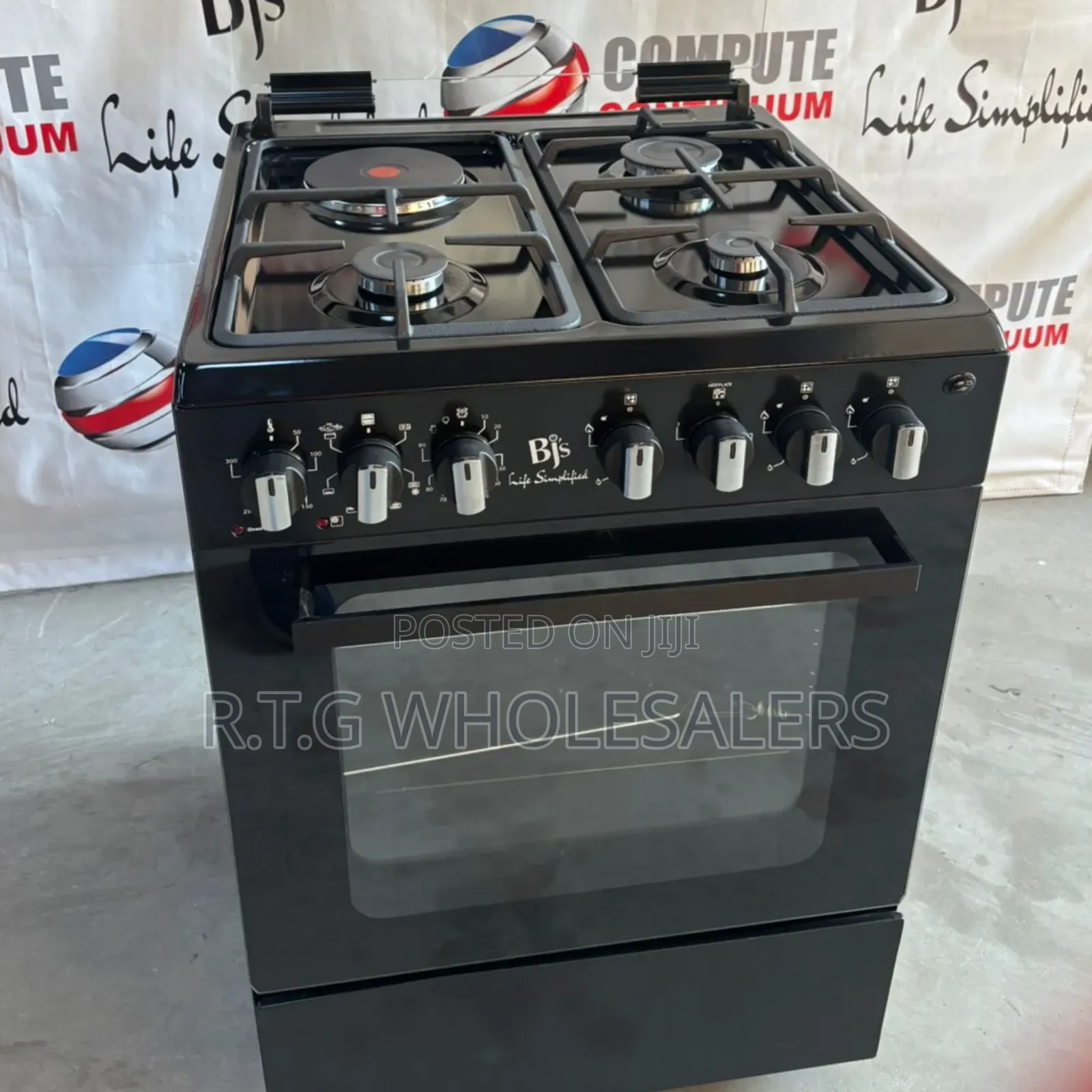 Elite 60×60 Freestanding Cooker – Gas + Electric Hot Plate