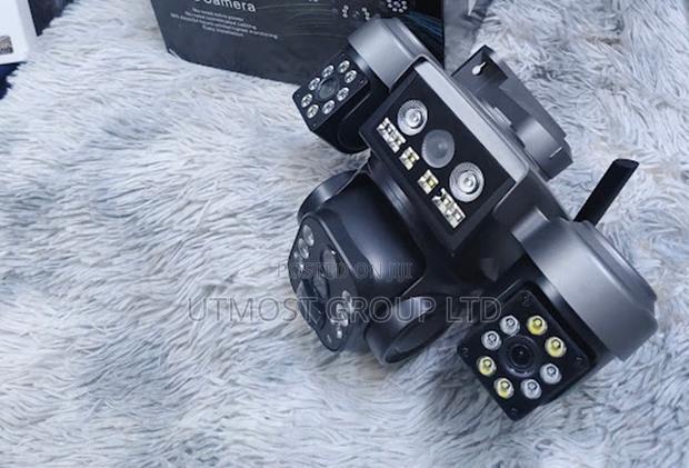 V380 4g Triple Camera Solar Powered Outdoor CCTV