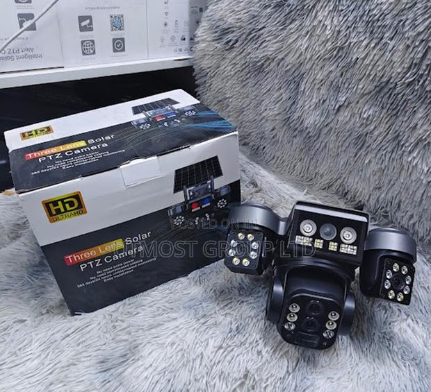 V380 4g Triple Lens Dual Solar Smart Camera - main view