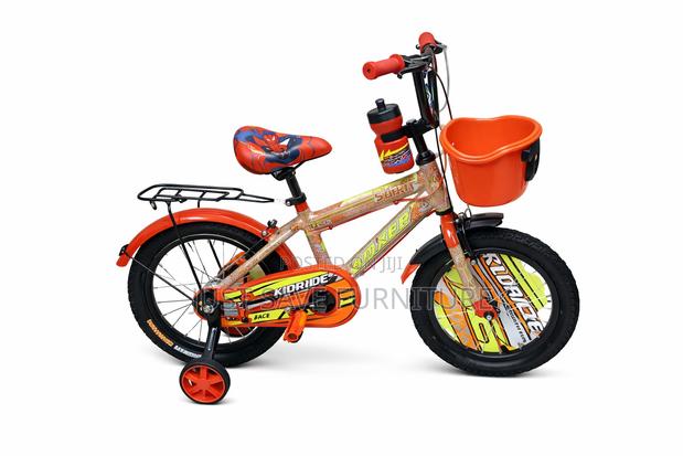 Kid Ride Bicycle Size 16 With Basket Training Wheel. - main view