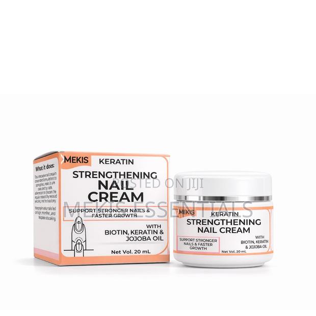 Keratin Strengthening Nail Cream - Strengthens Weak, Brittle Nails,
