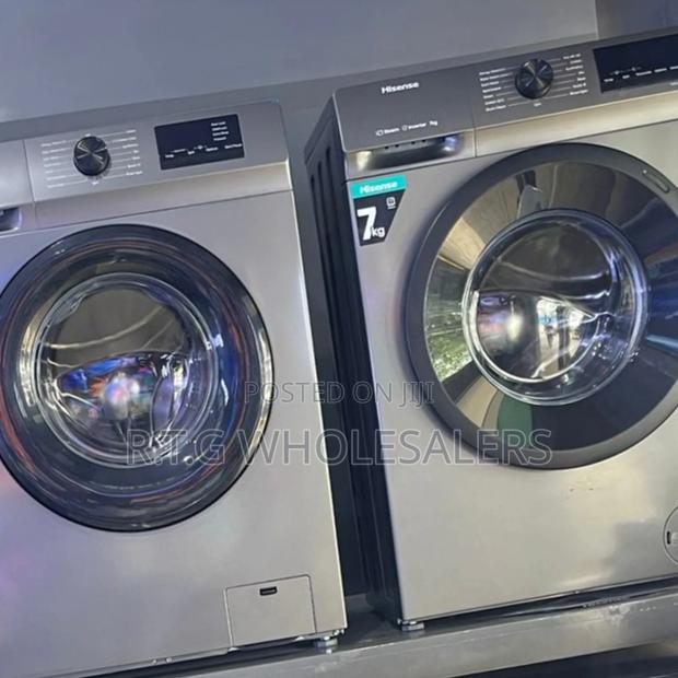 Hisense 10.5/6 Kg Front Load Washing Machine – Dual Capacity - main view