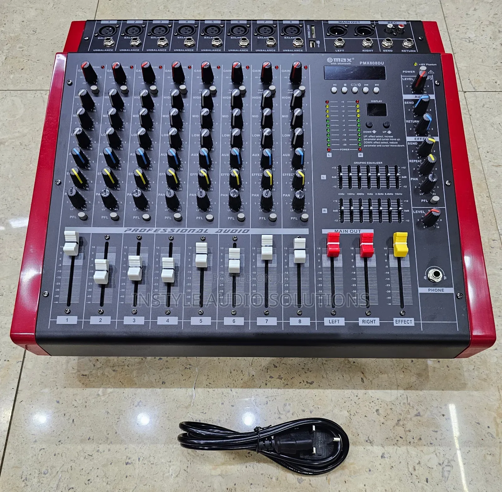 Max 8 Channels Mixer Usb and Bluetooth 1000 Watts Pay on Delivery
