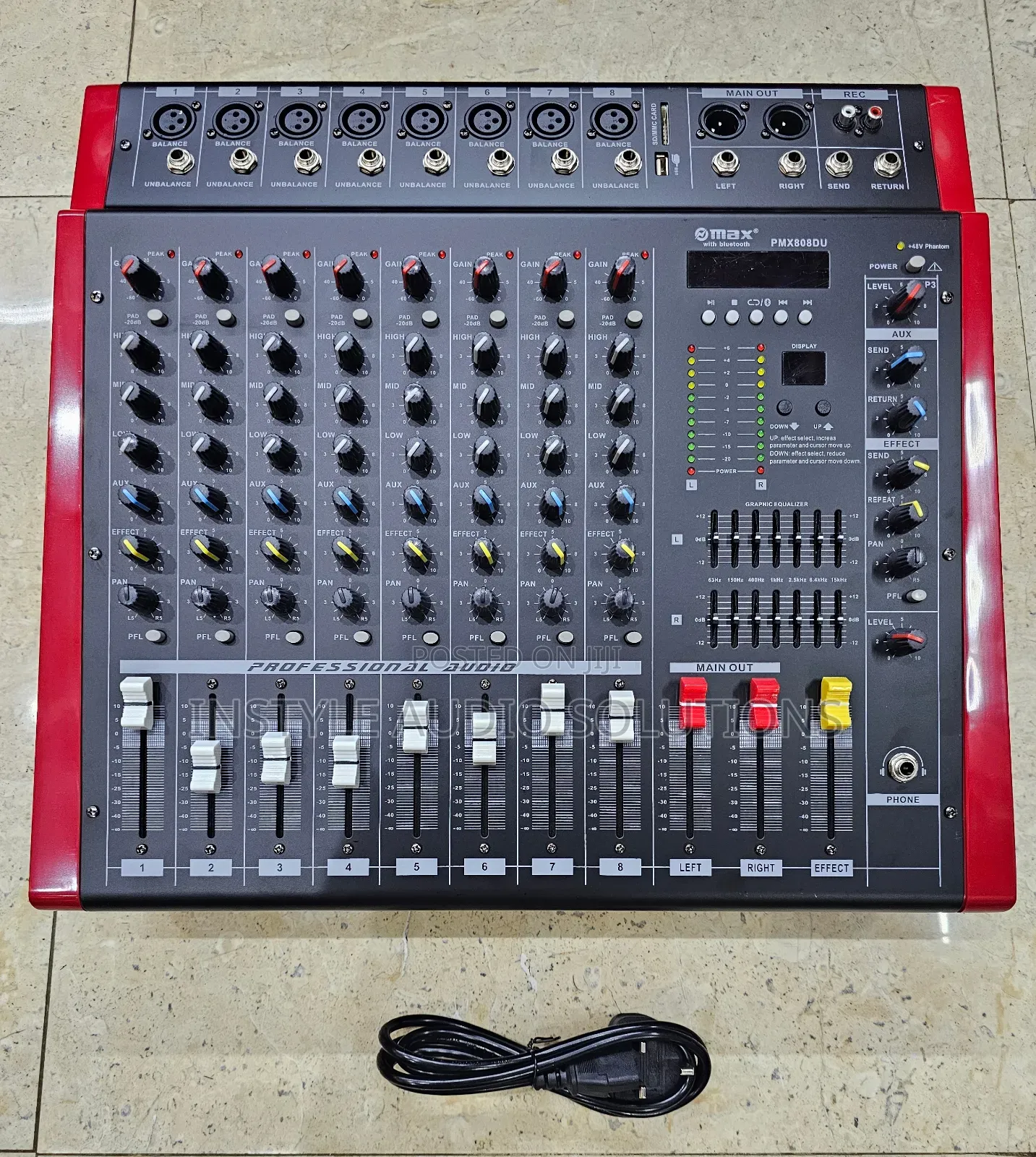 Max 8 Channels Mixer Usb and Bluetooth 1000 Watts Pay on Delivery