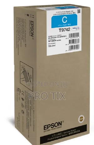 Epson T9742 Cyan XXL Ink Cartridge for Wf-C869r Series