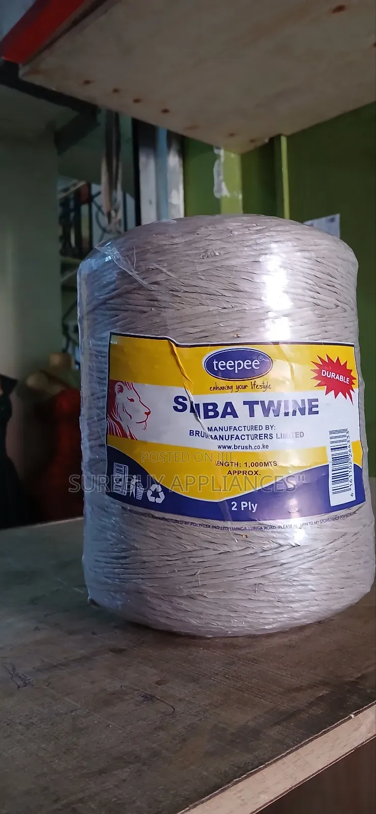 Simba 2 Ply Twine Strong Multipurpose Binding Rope