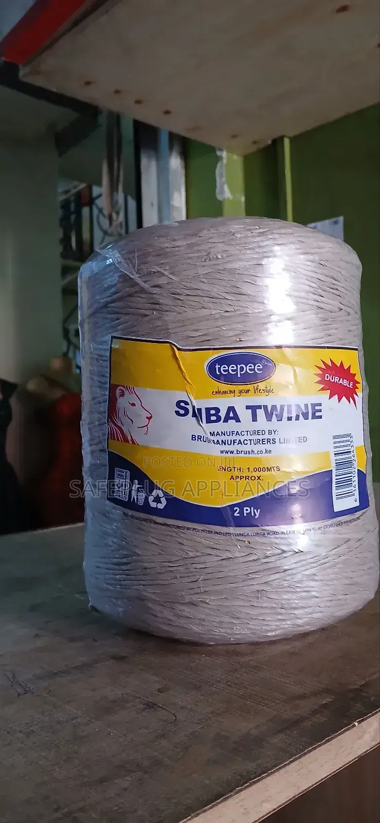 Simba 2 Ply Twine Strong Multipurpose Binding Rope