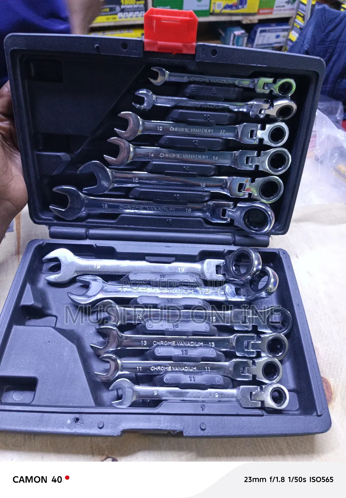 Chrome Vanadium Spanner Set