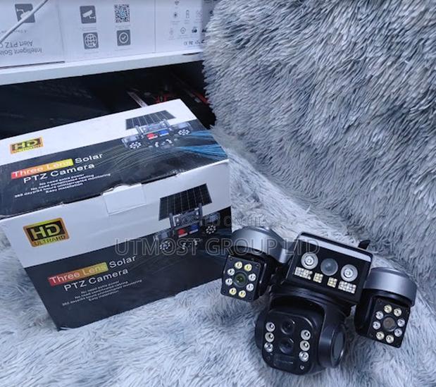 V380 4g Triple Lens All Weather Solar Camera