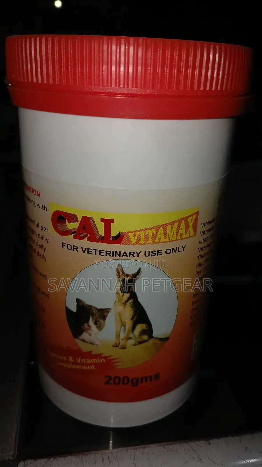 Calvitamax, Calcium Vitamin Supplement Designed for Dogs and Cats.