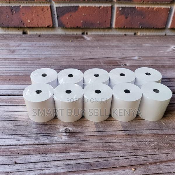 Clean Printing 10 Pieces of 80mm by 80mm by 13mm Thermal Paper Rolls